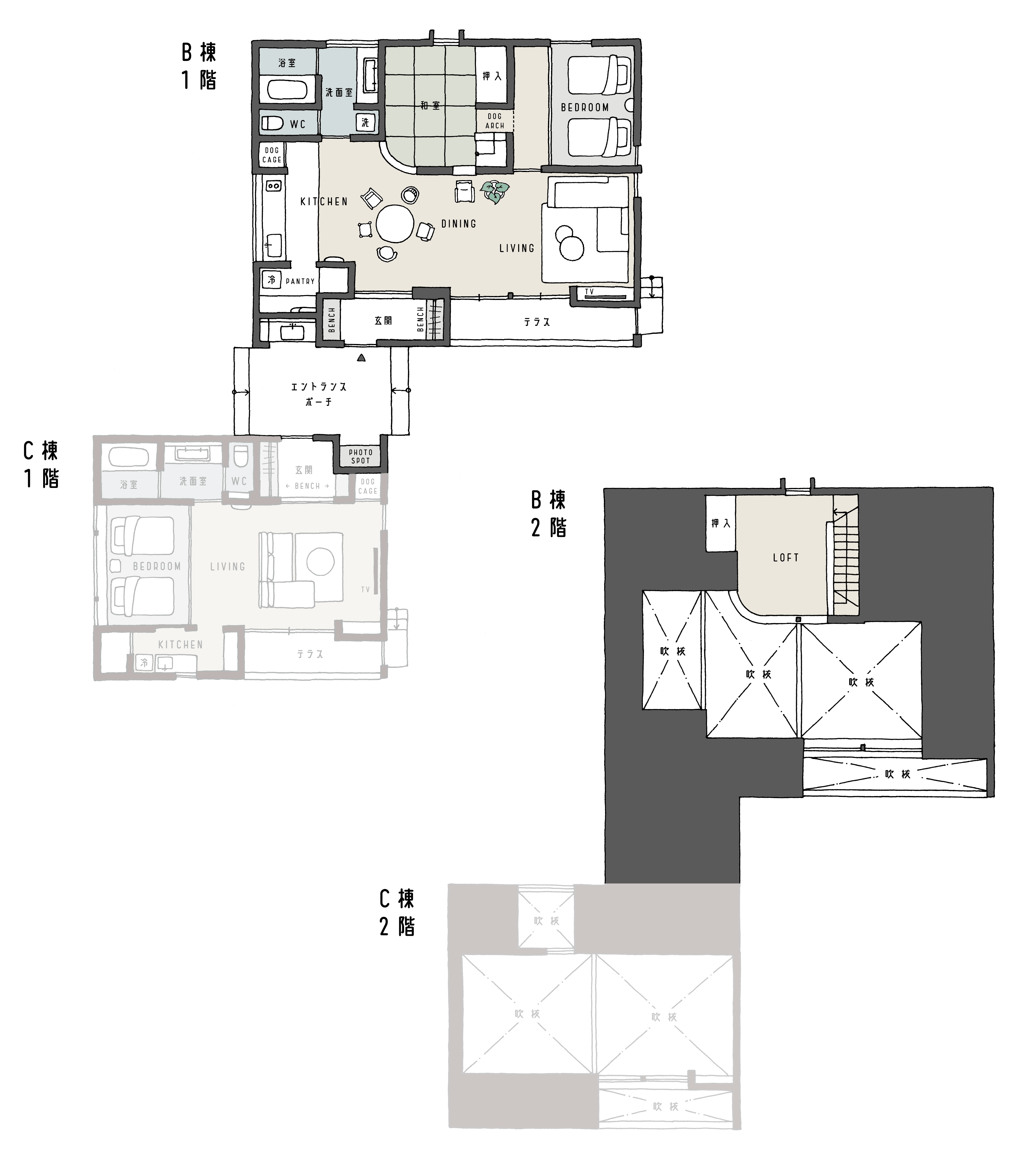 type B フロアマップ