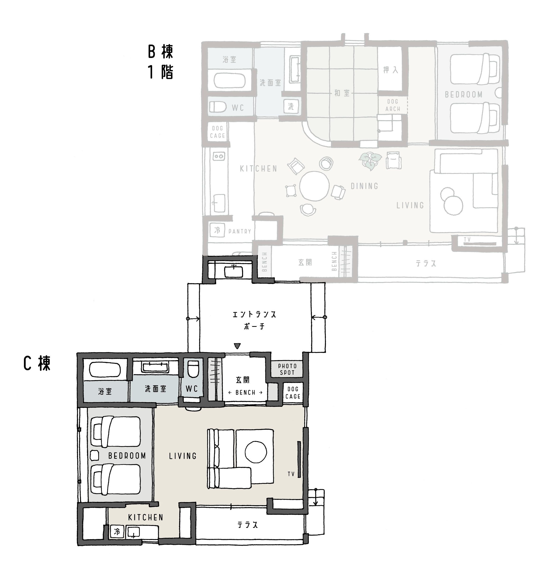 type C フロアマップ